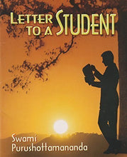 Letter To A Student [Paperback] Swami Purushottamananda