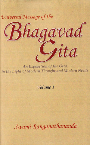 Universal Message of the Bhagavad Gita[HB] Vol 1 [Hardcover] Swami Ranganathananda