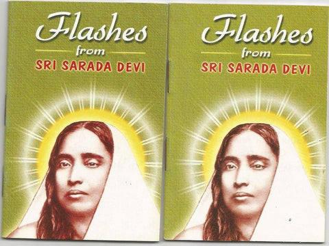 FLASHES FROM SRI SARADA DEVI [Paperback] swami ramakrishnananda