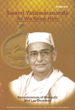 Swami Yatishwarananda: As We Knew Him (2 Volumes) [Hardcover] Compilation