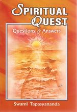Spiritual Quest [Paperback] Swami Tapasyananda