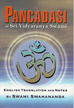 Pancadasi of Sri Vidyaranya Swami - English Swami Vidyaranya and Swami Swahananda